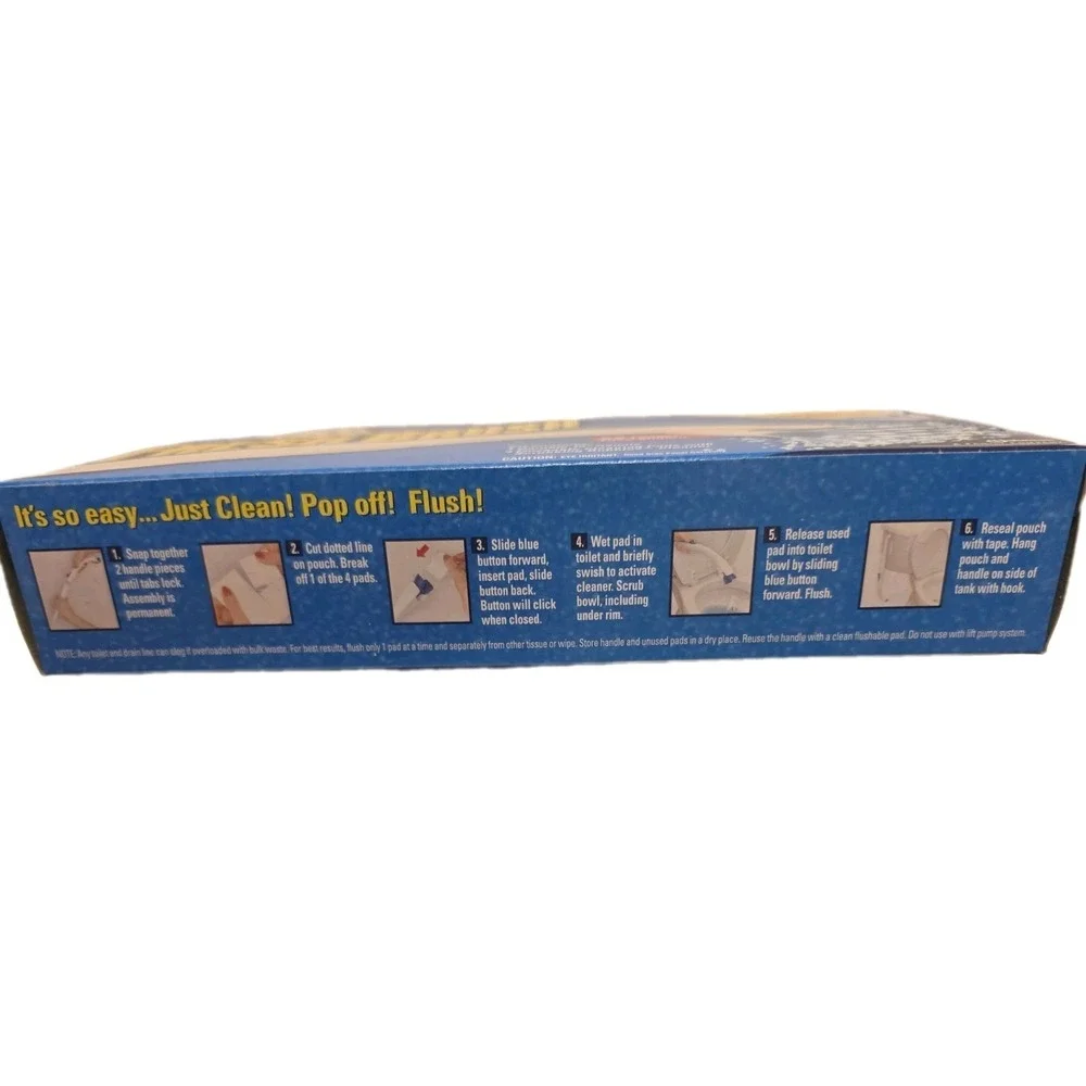 Scrubbing Bubbles Fresh Brush Starter Kit‎ Toilet Cleaning System 2004 Prop  NOS